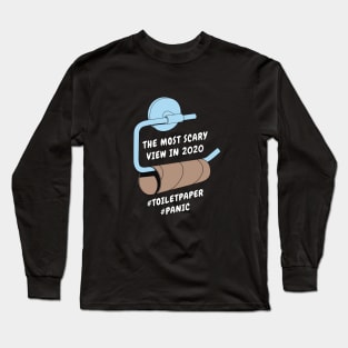 Toilet Paper Virus Long Sleeve T-Shirt